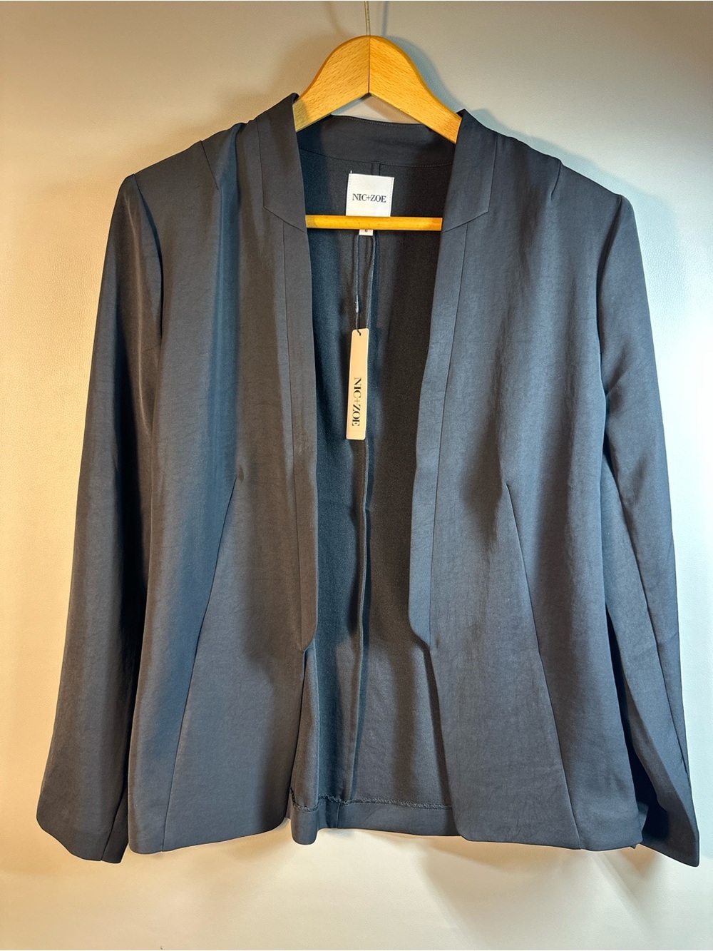 NIC+ZOE Women’s Open-Front Blazer Size  6 NWT